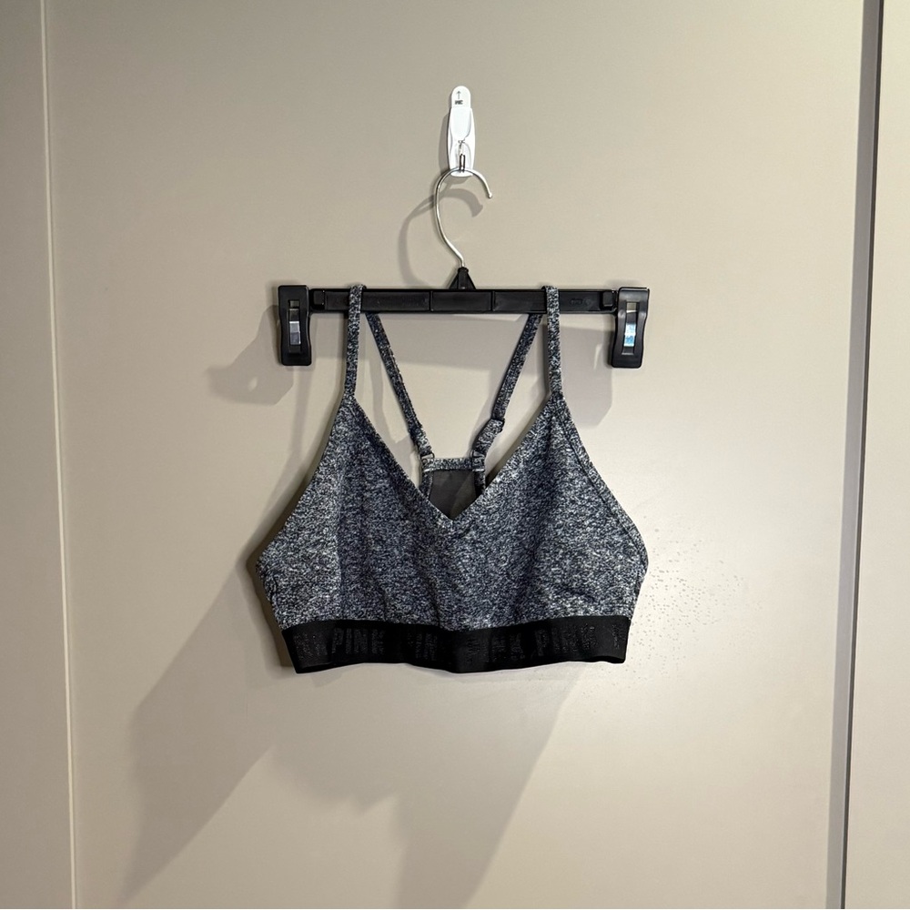 Victoria's Secret Black and Gray Sports Bra